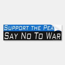 Support the Peace Bumper Sticker