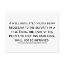 Support the preservation of Freedom! postcards