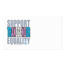 Support Transgender Equality Business Cards