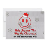 Support War On Christmas invitations