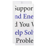 Support Wind Energy And You Will Help Solve A Prob rack cards