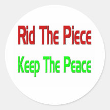 Support world peace day stickers