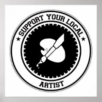 Support Your Local Artist Print
