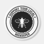 Support Your Local Beekeeper Magnets