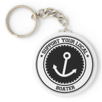 Support Your Local Boater Keychains
