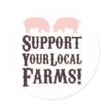 Support Your Local Farms! Stickers