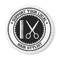 Support Your Local Hair Stylist Fridge Magnet