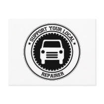 Support Your Local Repairer Postcards