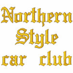 Support your loco lowrider Northern Style Car Club embroidered shirts
