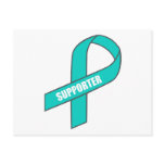 Supporter (Teal Ribbon) postcards