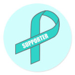 Supporter (Teal Ribbon) stickers