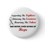 Supporting Admiring Honouring 1 LUNG CANCER buttons