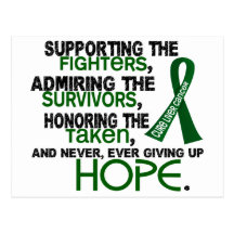 Supporting Admiring Honouring 3.2 Liver Cancer Post Cards