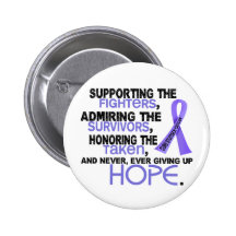 Supporting Admiring Honouring 3.2 Stomach Cancer Pinback Buttons