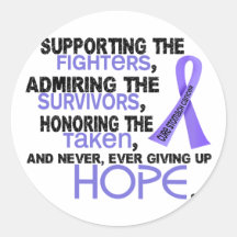 Supporting Admiring Honouring 3.2 Stomach Cancer Sticker