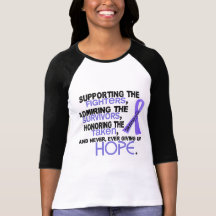 Supporting Admiring Honouring 3.2 Stomach Cancer T Shirts