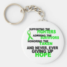 Supporting Admiring Honouring 3 LYMPHOMA Keychains
