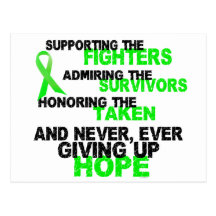 Supporting Admiring Honouring 3 LYMPHOMA Postcard