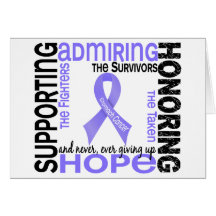Supporting Admiring Honouring 9 Stomach Cancer Card