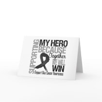 Supporting My Hero - Skin Cancer Awareness Cards