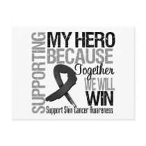 Supporting My Hero - Skin Cancer Awareness Postcards