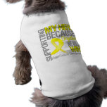 Supporting My Hero - Testicular Cancer Awareness Pet Clothing