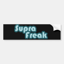 Supra Freak Bumper Stickers