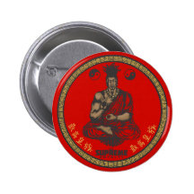 Supreme Royalty First Buddhist Button(Red,Gold)