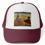 Sur La Plage On The Beach By Manet Edouard hats