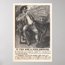 Surbrug's Golden Sceptre Pipe Tobacco Ad From 1892 Print