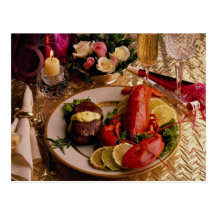 Surf and turf post cards