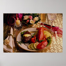 Surf and turf posters