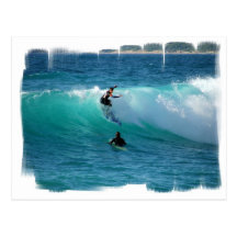 Surf Background Postcard