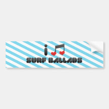 Surf Ballads fan Bumper Sticker