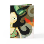 Surf Big Eye sun kissed Mermaid Greeting Card by Rupydetequila Surf Big Eye sun kissed Mermaid Greeting Card
