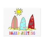 Surf Board Meeting postcards