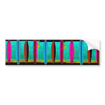 SURF BOARDS BUMPER STICKERS