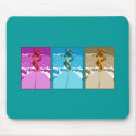 Surf California Californian surfers surfing gifts mousepads