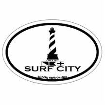 Surf City. Acrylic Cut Out