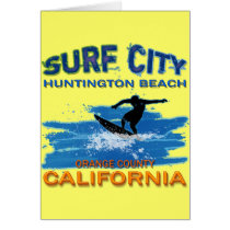 SURF CITY HUNTINGTON BEACH GREETING CARDS