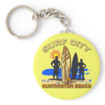 SURF CITY HUNTINGTON BEACH KEY CHAIN