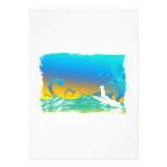 Surf Girl Personalized Invitations