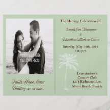 Surf Green Beach Getaway Programs Flyer Design
