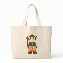 Surf Monkey Canvas Bag