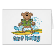 Surf Monkey Card