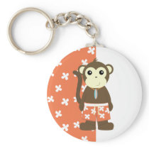 Surf Monkey Keychain