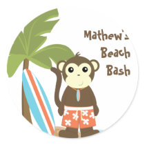 Surf Monkey Sticker