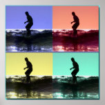 Surf Popart, Copyright karen j. Williams Print