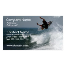 Surf Report Business Card