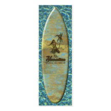 Surf Shack Surfboard Bookmark Business Card